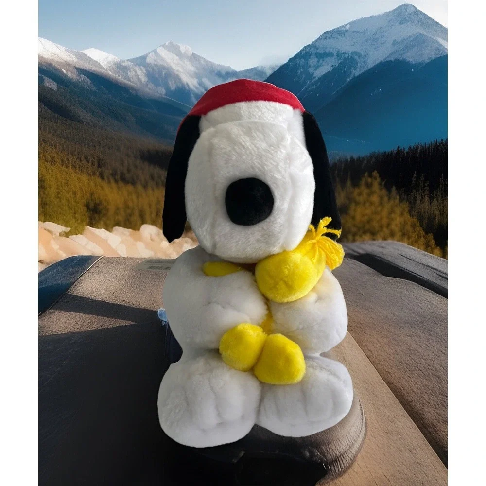Hallmark LARGE Red‎ Hat Snoopy &  Woodstock Vintage Collectible With Tags